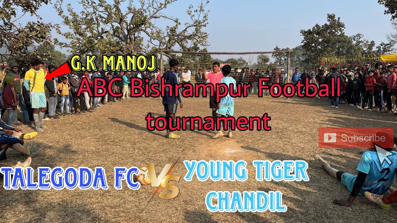 2nd round penalty kick | Talegoda FC 🆚 Young Tiger Chandil | At-ABC Bishrampur Football tournament 