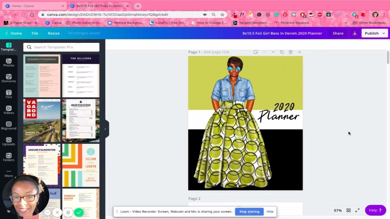How I Created My 2020 Planner Using Canva - Part One