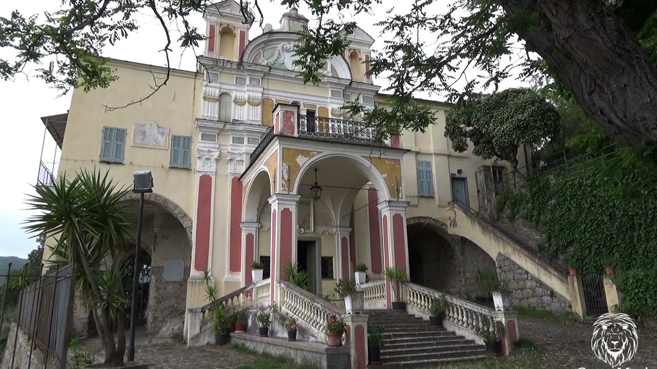 Liguria di Ponente-  Borghi Antichi- Castellaro- Santuario  Madonna di Lampedusa- HD