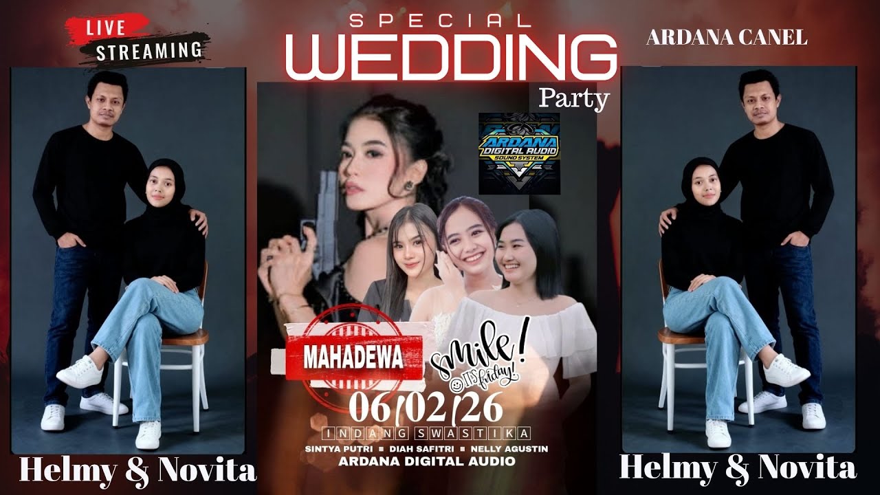 🔴LIVE STREAM MAHADEWA WEDING PARTY HELMY DAN NOVITA KALITENGAH