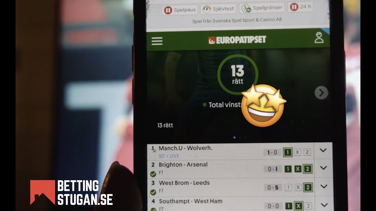ENSAM vinnare p&aring; Europatipset! F&ouml;ljs upp av ny MILJONVINST hos Svenska Spel!