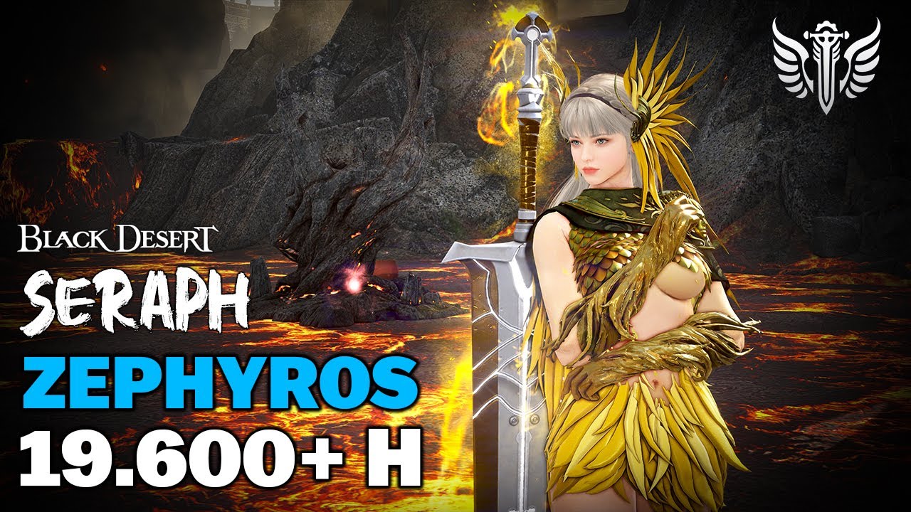 BDO | SERAPH - Infinite Combo V.1 - PvE Test ZEPHYROS | 19.600+ Trash Hour - Lv2 Only Before Rabams