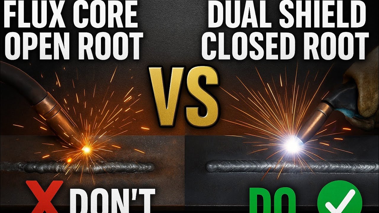 Flux Core Open Root против Dual Shield Closed Root &mdash; объяснение с купонами