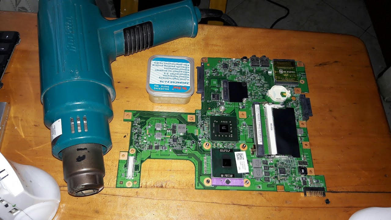 Graphic chip repair / reflow / laptop motherboard
