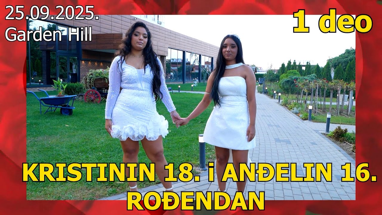 KRISTININ 18 i ANDJELIN 16 RODJENDAN- Cunami bend- Garden Hill Beograd