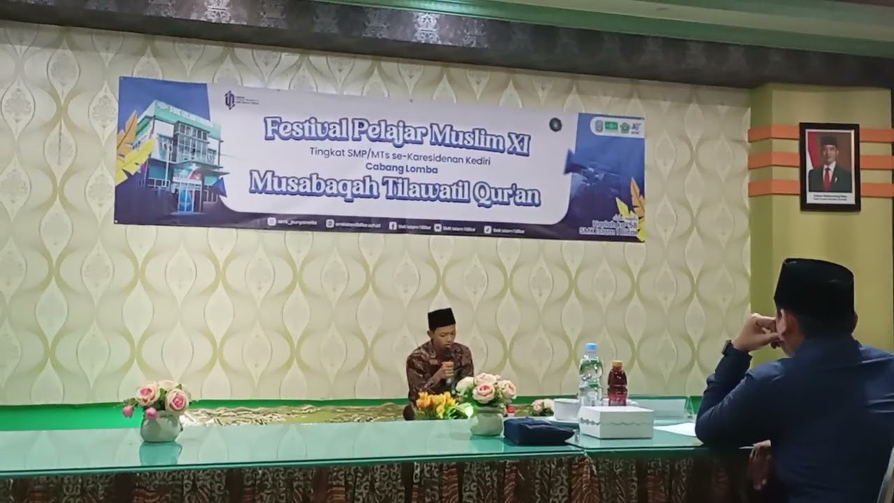 Delegasi SMPN 7 kota Blitar  cabang MTQ pada milad SMKI kota blitar