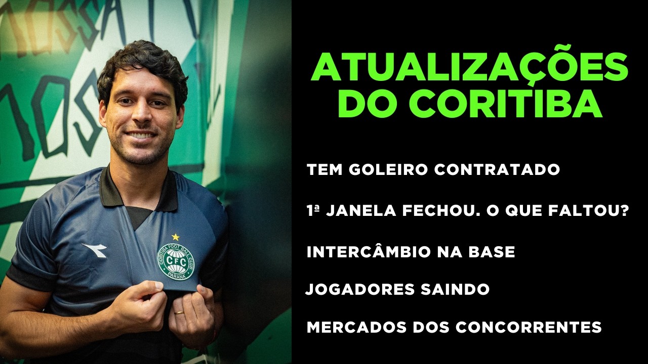 Coritiba encerra primeira janela com contratação de goleiro