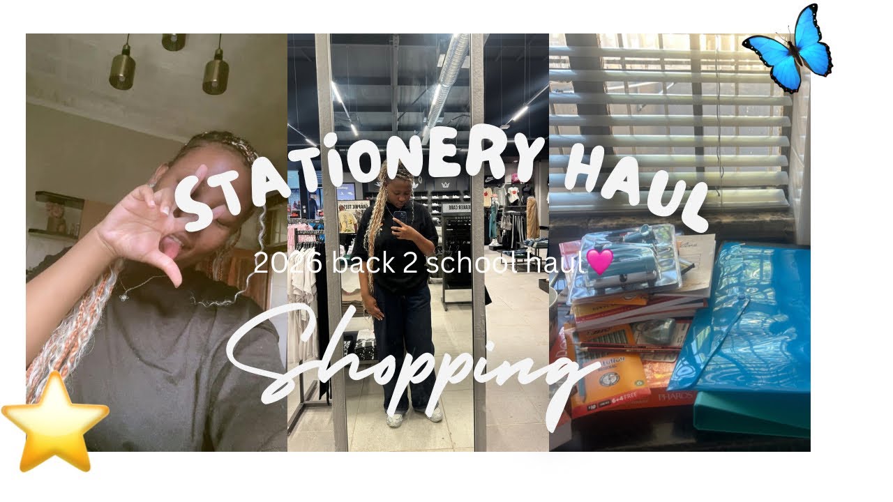2026 Stationery shopping + haul 🩷🩷