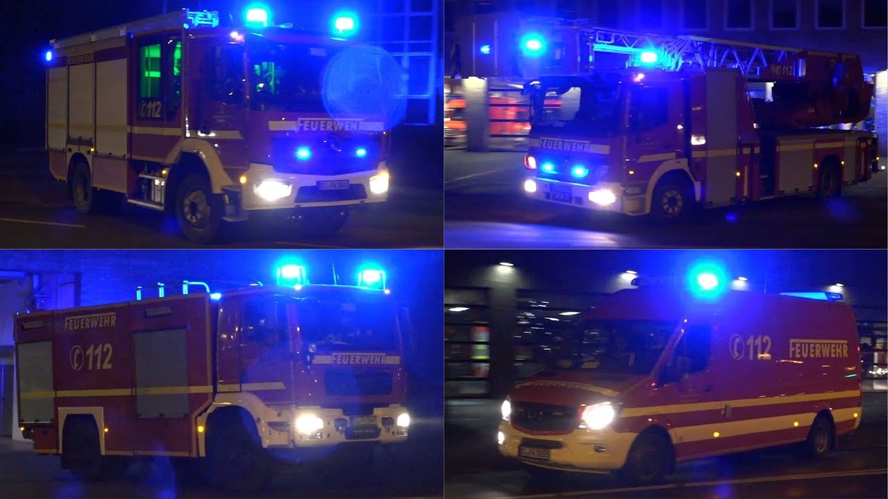 [SILVESTER BIELEFELD] Einsatzfahrten Feuerwehr & Rettungsdienst während Jahreswechsel