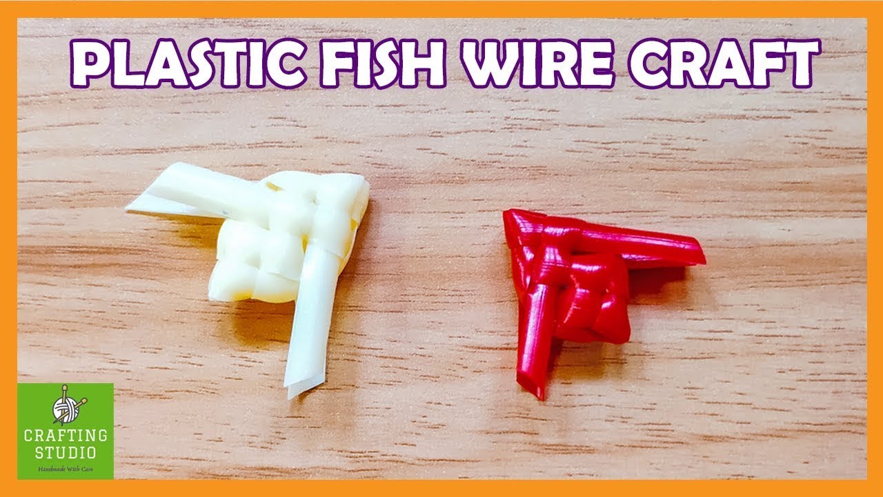 How To Make PLASTIC FISH WIRE + WALL HANGING | Fish Wire Craft | DIY  [ 2024 ]