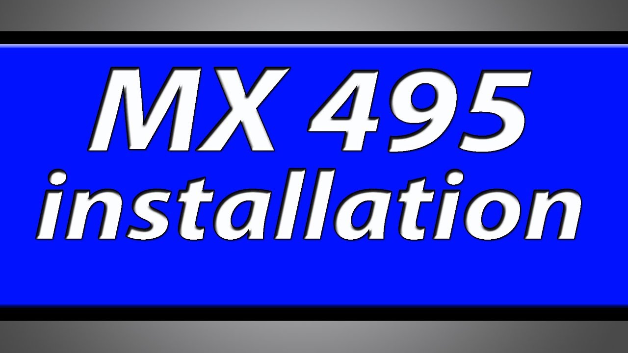 Canon Pixma MX495 printer installation