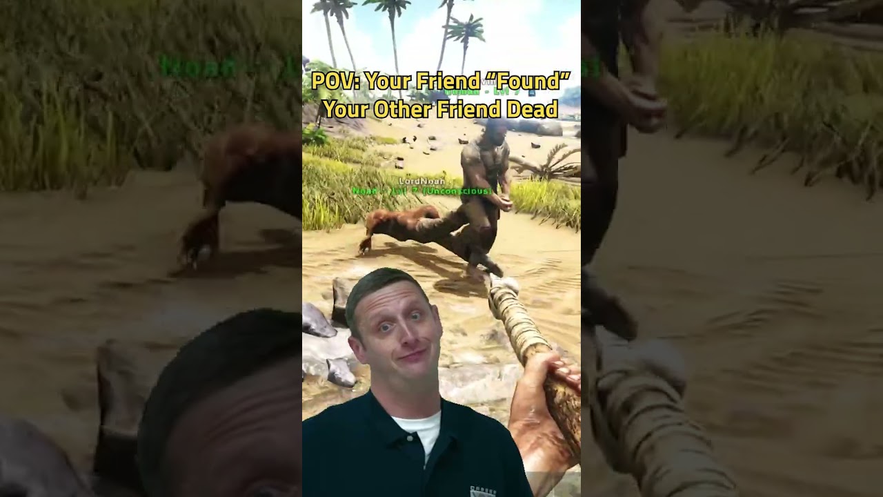 When Your Friend is *unalived* in Ark... #nitrado #ark #gaming