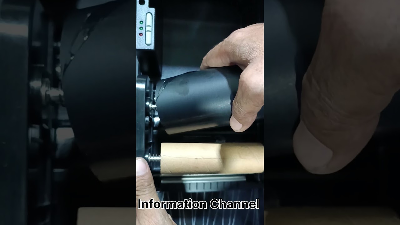 TSC Barcode printer TTP 244 Ribbon Loading #printer #barcodeprinter #tscprinter #foryou #viralvideo