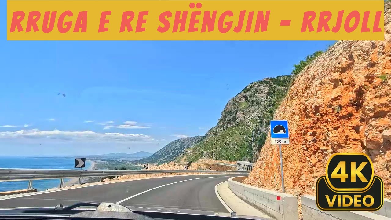 RRUGA MË E BUKUR NË SHQIPËRI | SHËNGJIN - RRJOLL