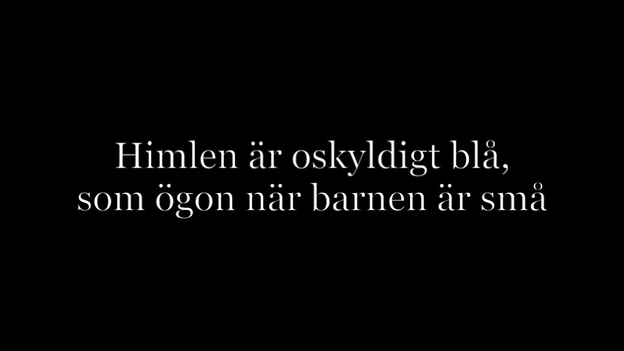 Himlen är oskyldigt blå (Ted Gärdestad) – Karaoke
