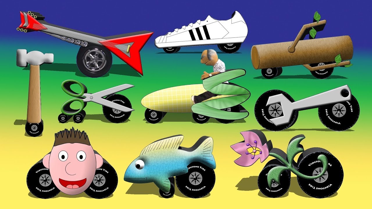 Strange Vehicles 2 - Funny Cycles Cars Trucks Vehicles Video For Kids
