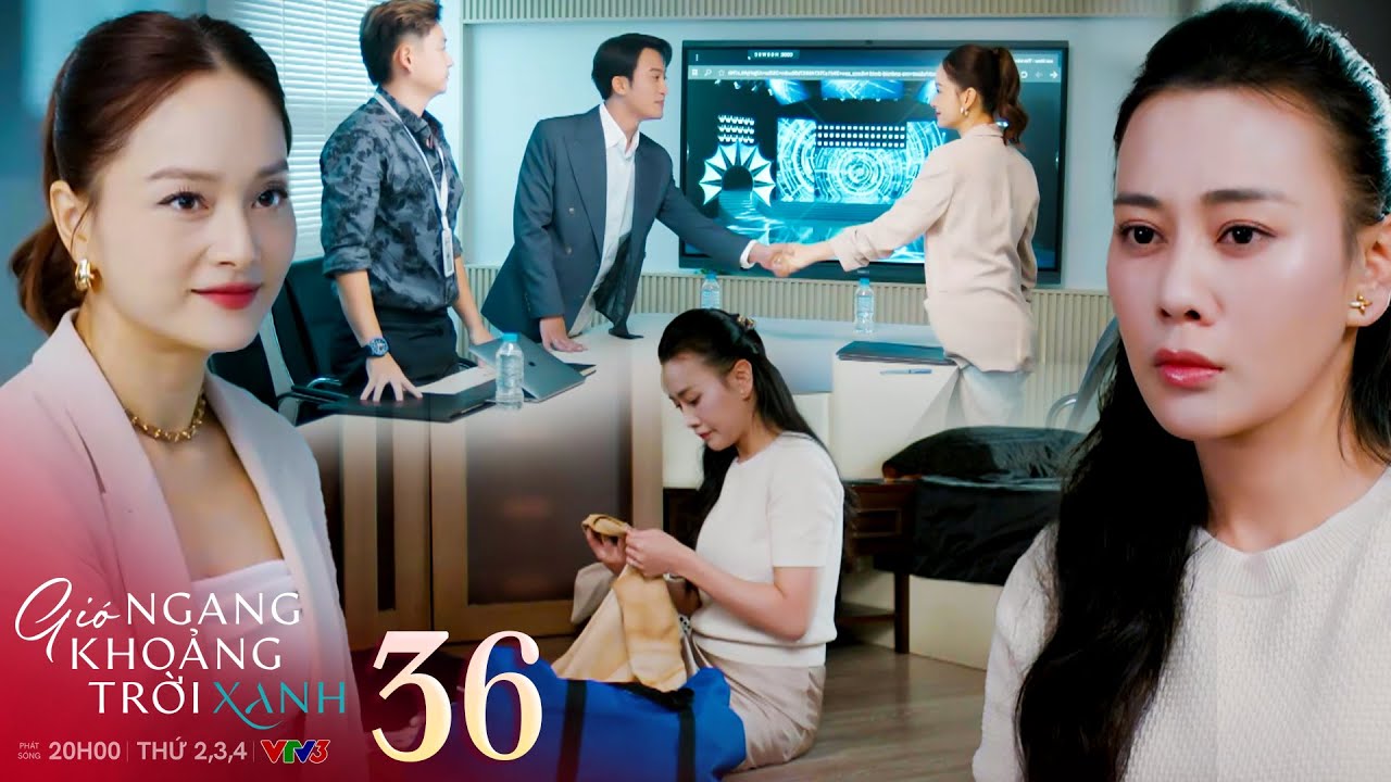 Gió ngang khoảng trời xanh tập 36 | Mỹ Anh bắt đầu nghi ngờ chồng khi lần nữa thấy chiếc áo lạ