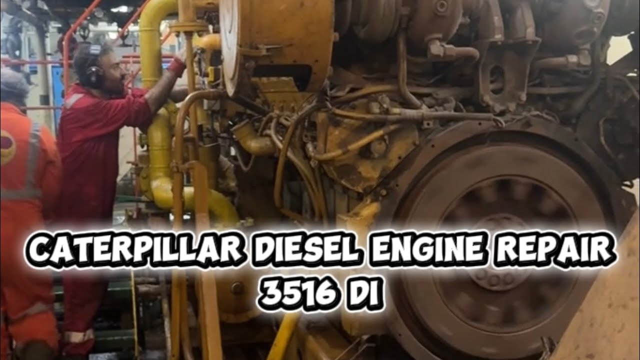 CAT Diesel Engine Repair 3516 DI | Step-by-Step Bearings, Pistons & Engine Recovery 