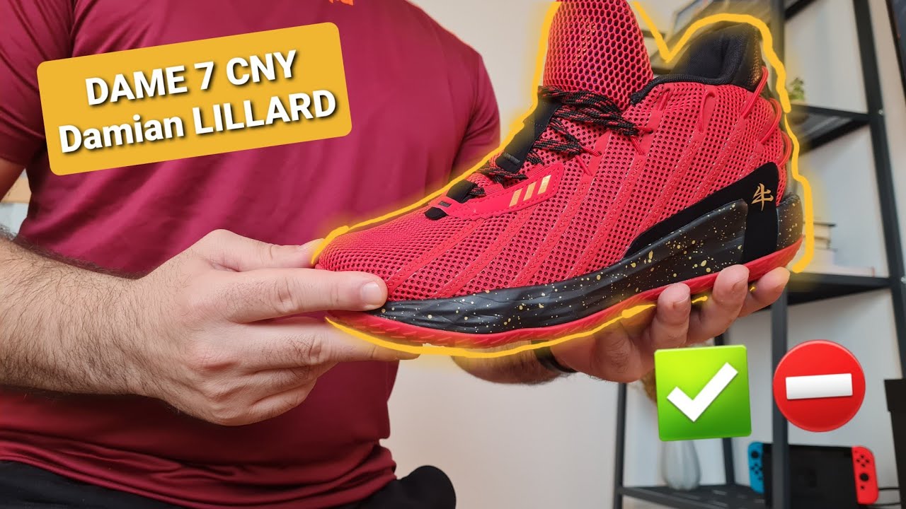 DAME 7 CNY Adidas Damian Lillard: Unboxing and Performance Review