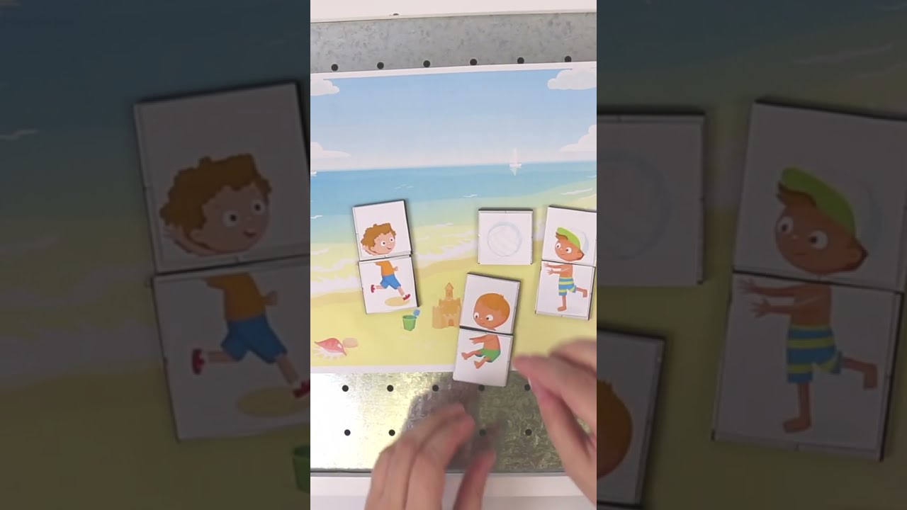 Magnetic Tiles Beach Puzzle