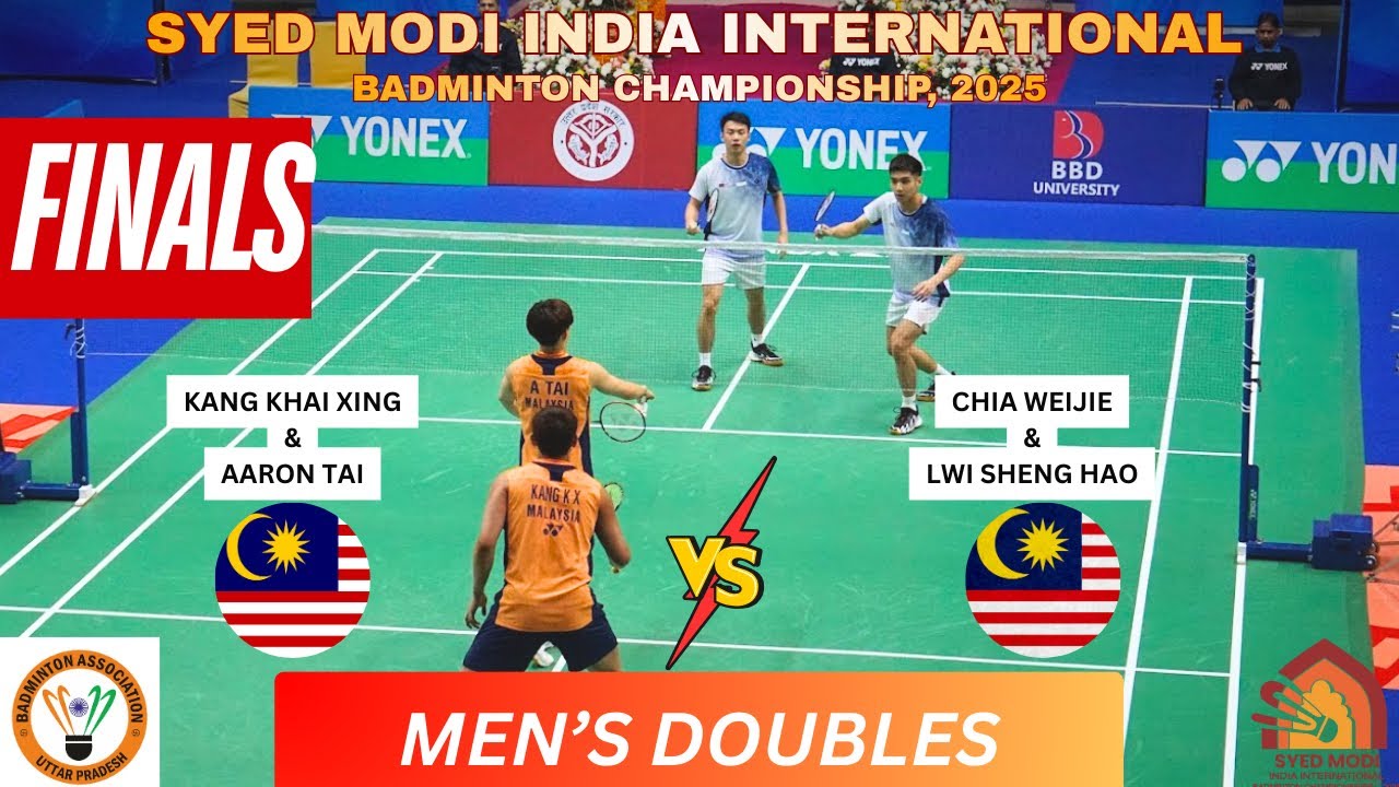 🏸 KANG KHAI XING / AARON TAI 🇲🇾 VS CHIA WEI JIE / LWI SHENG HAO🇲🇾 | FINALS | MEN’S DOUBLES 🏆🔥