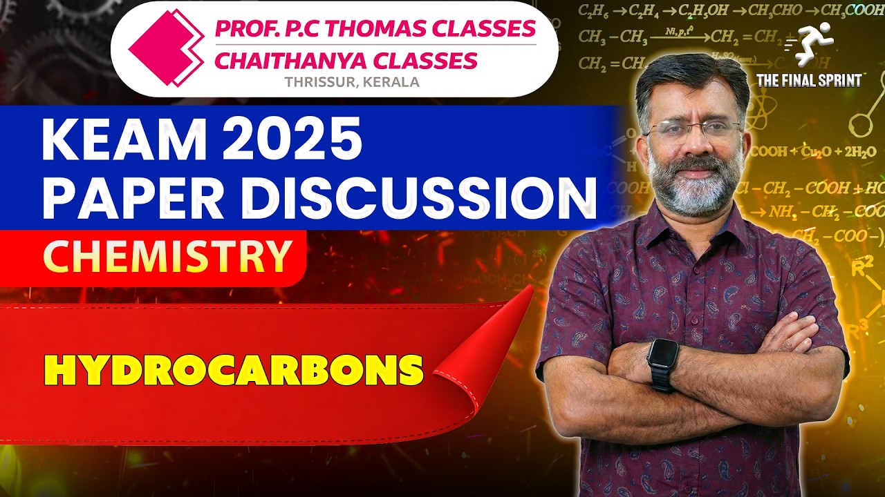 KEAM 2025 SOLVED PAPER FOR KEAM 2026 | CHEMISTRY | HYDROCARBONS