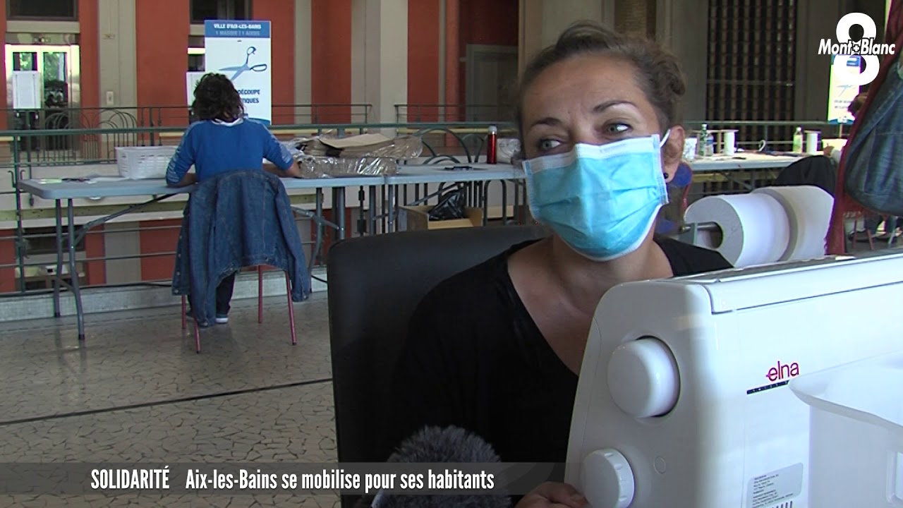 Des masques pour tous à Aix-les-Bains