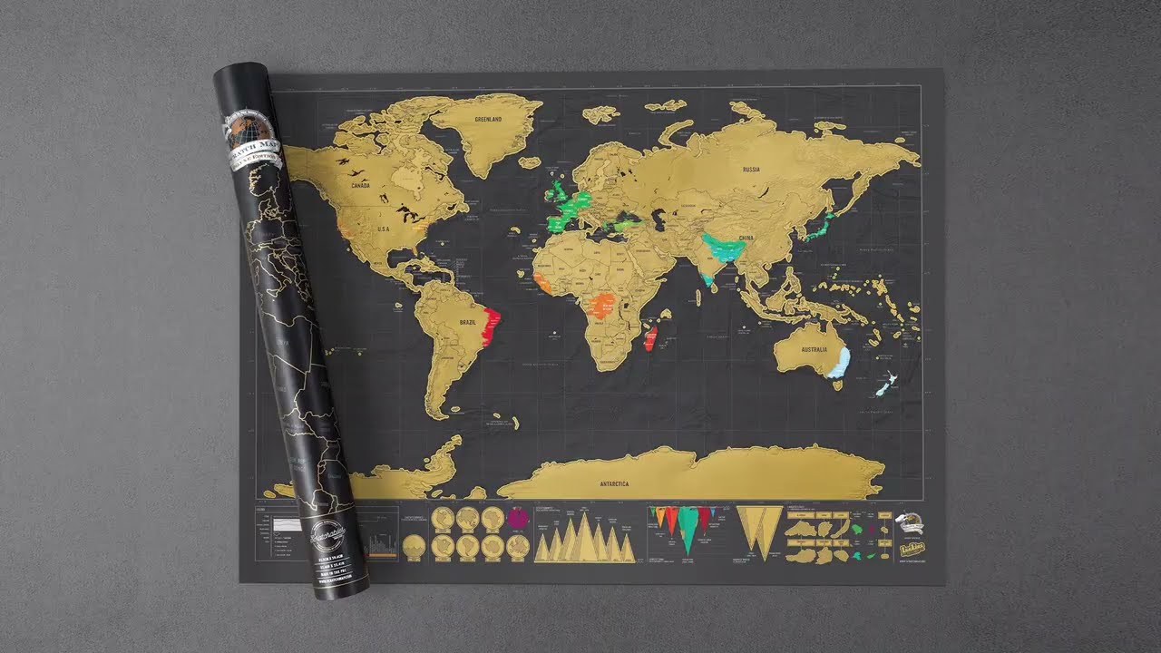 Scratch Map Deluxe by Luckies
