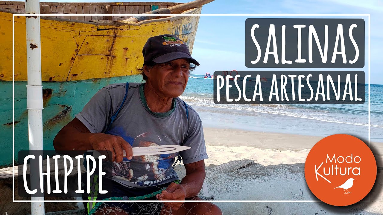 👉**Playa de Chipipe 🚣en Salinas Provincia de Santa Elena, 🎣pesca artesanal en medio del 🏖turismo**👍
