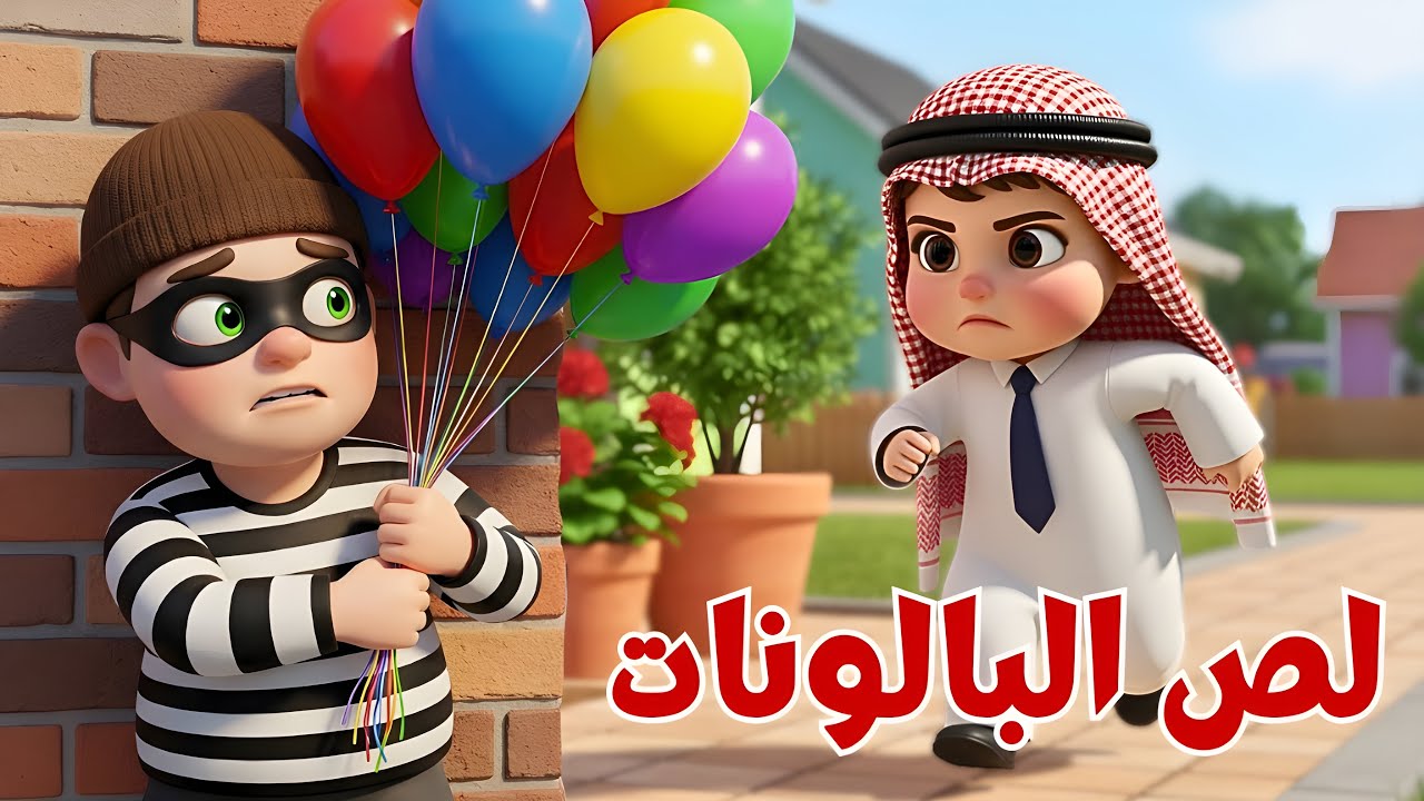أغنية لص البالونات والشرطي للأطفال