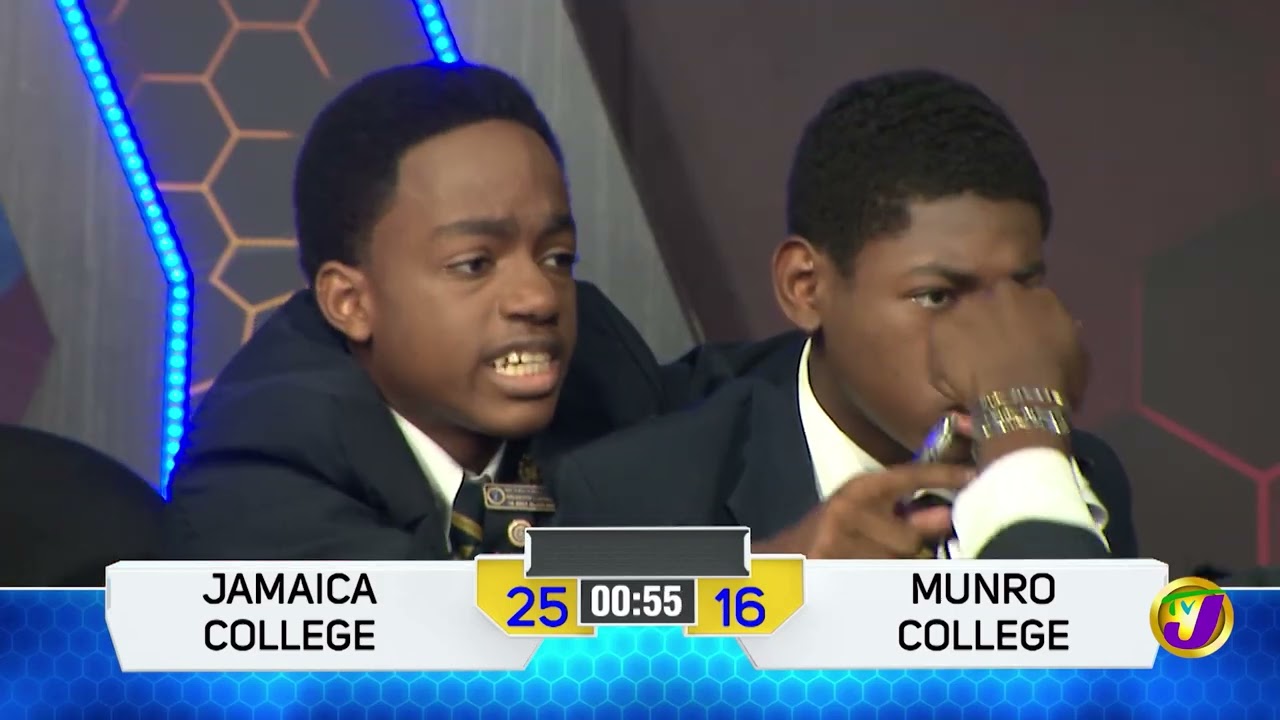 Jamaica College vs Munro College | March 13 | TVJ Schools' Challenge Quiz