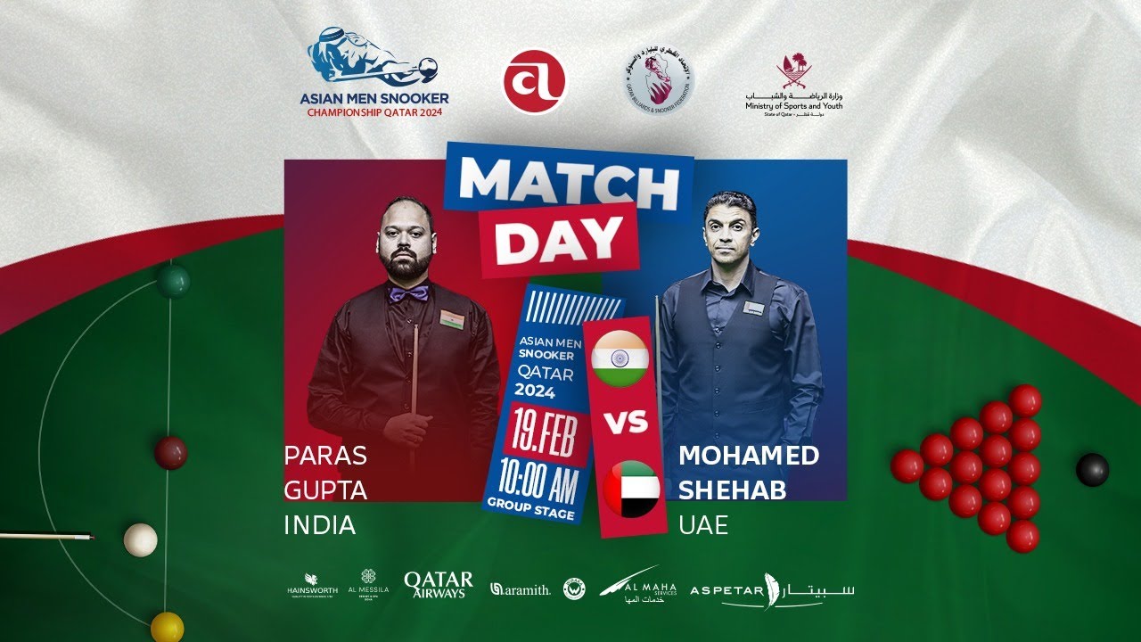 ACBS - ASIAN MEN SNOOKER CHAMPIONSHIP | QATAR 2024