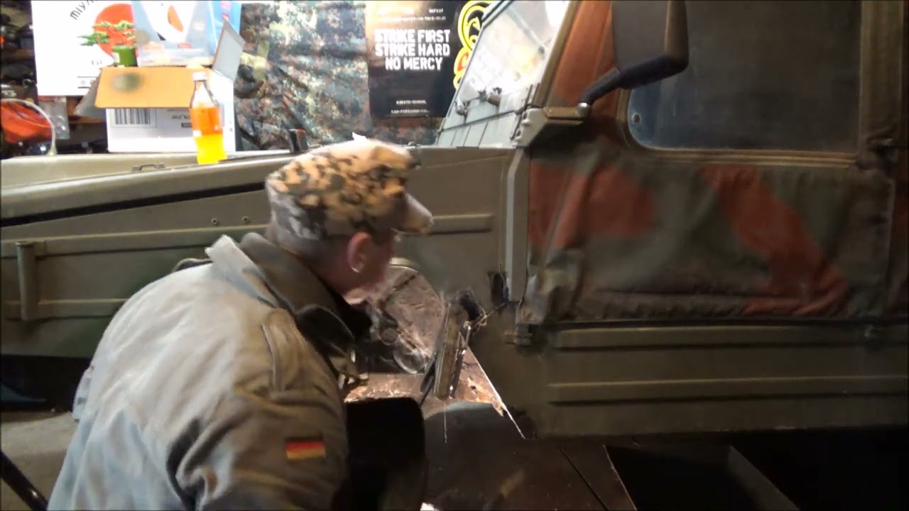 Iltis Kotflügel schweißen