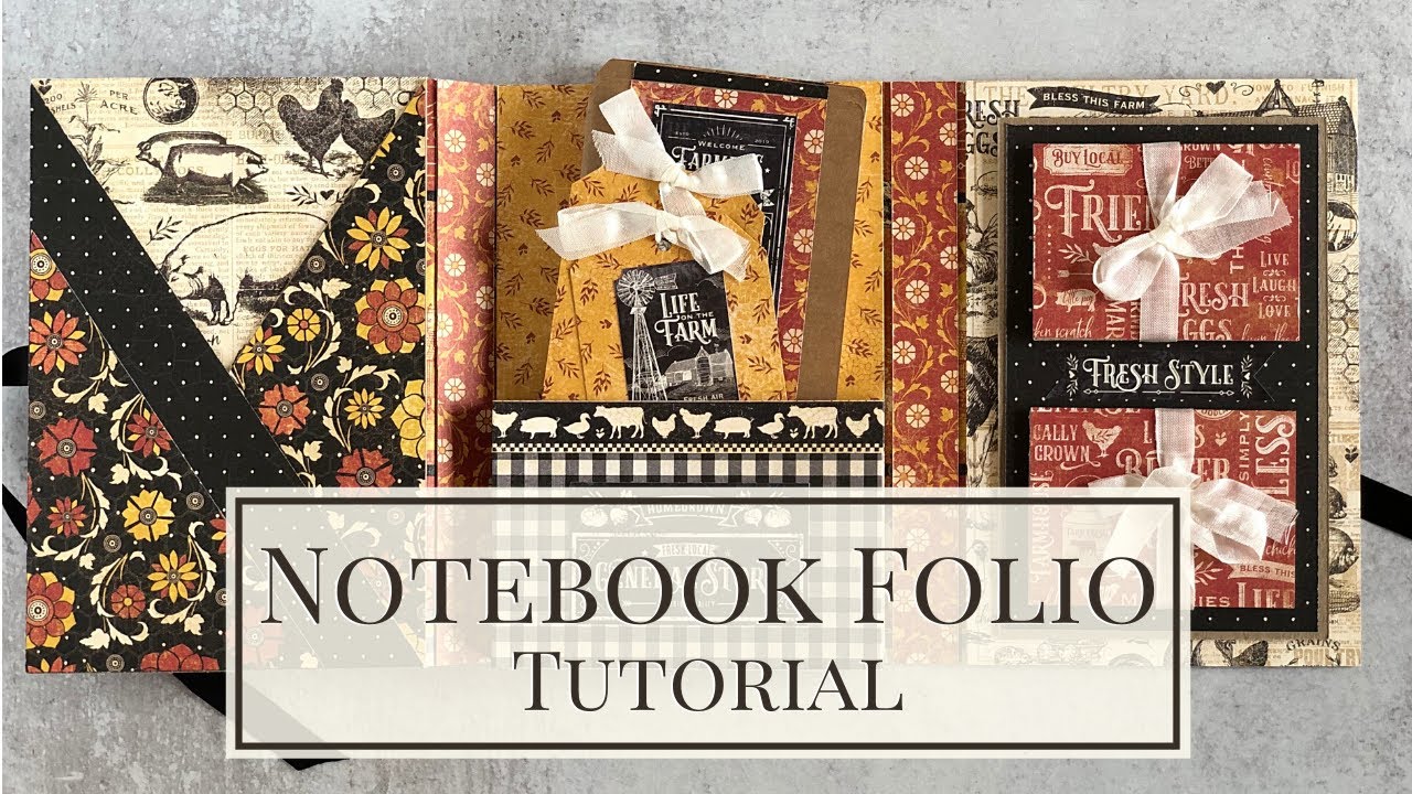 Notebook Tri-Fold Folio Tutorial