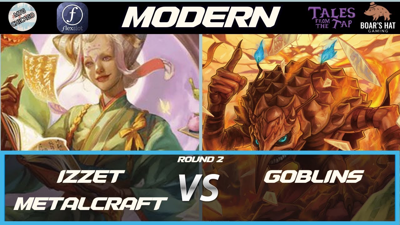 Izzet Metalcraft против Goblins [MTG Modern, раунд 2]