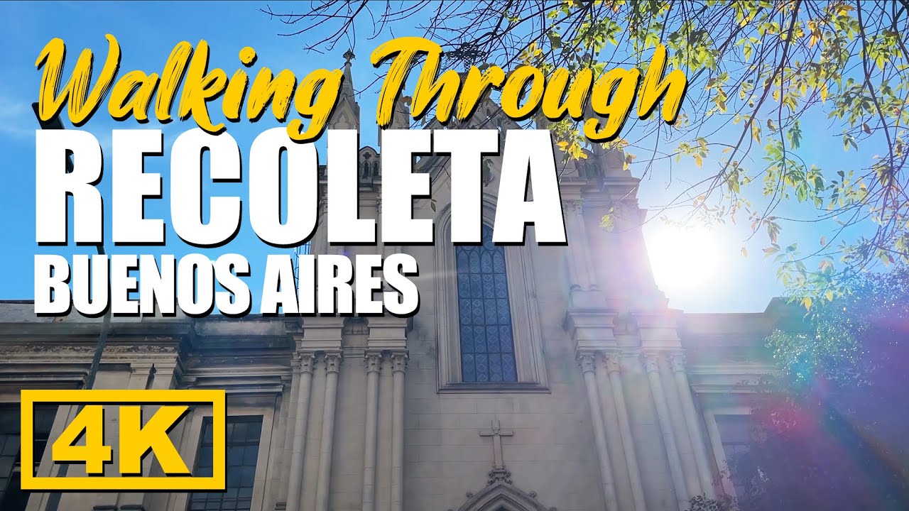 RECOLETA, Buenos Aires — Walking through RECOLETA (No commentary)【4K】🇦🇷