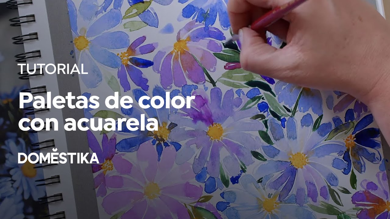 TUTORIAL Acuarela : Paletas de Color en Ilustración Botánica | Ana Victoria Calderón | Domestika