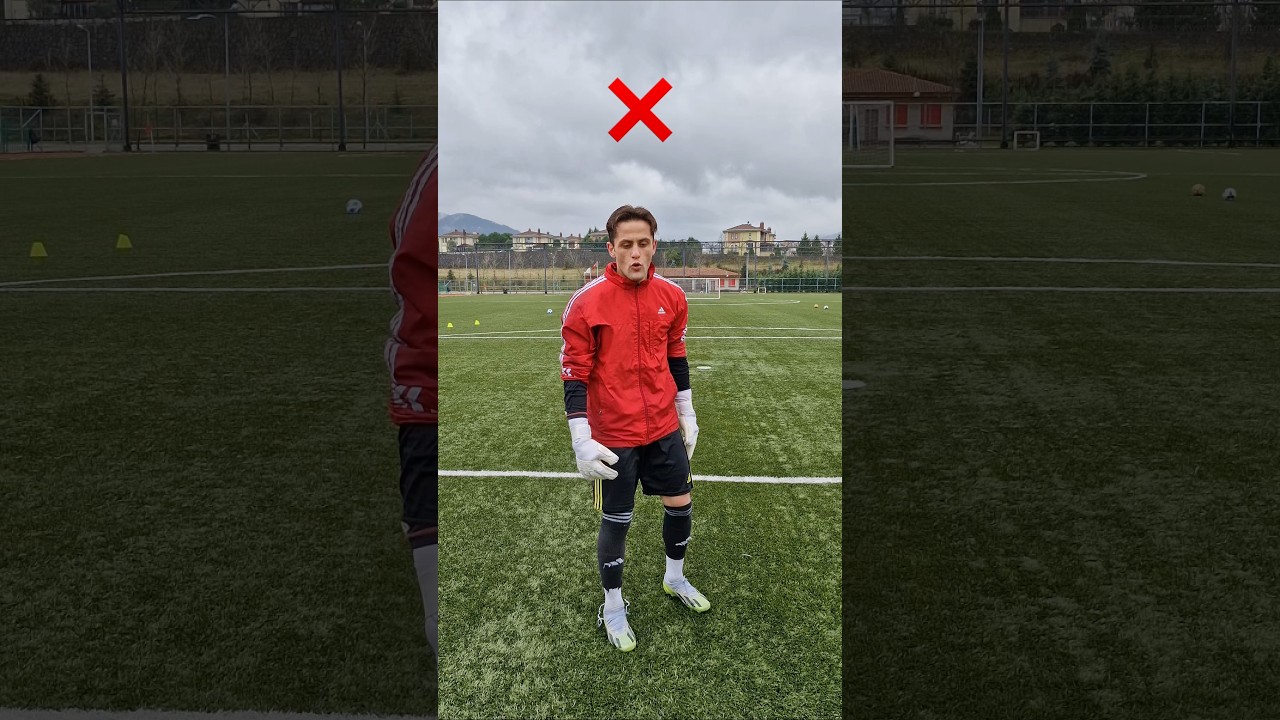 Kaleci Teknikleri-5🧤 1v1 Nasıl Pozisyon Alınır🔥 #football #futbol #keeper #goalkeeper #shorts
