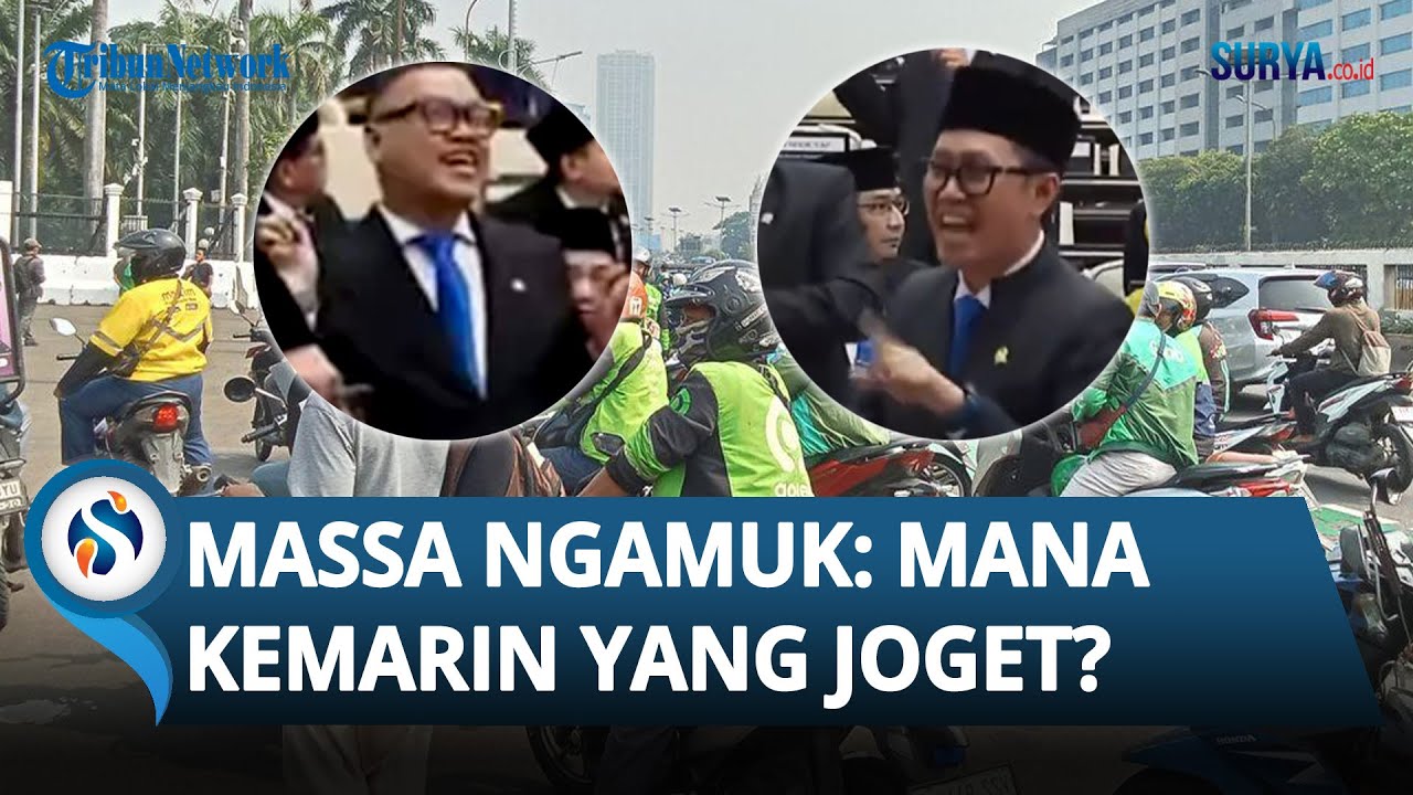 AMUKAN MASSA Demo Kepung Gedung DPR! Massa Teriak 'Mana Kemarin yang Joget-joget?'