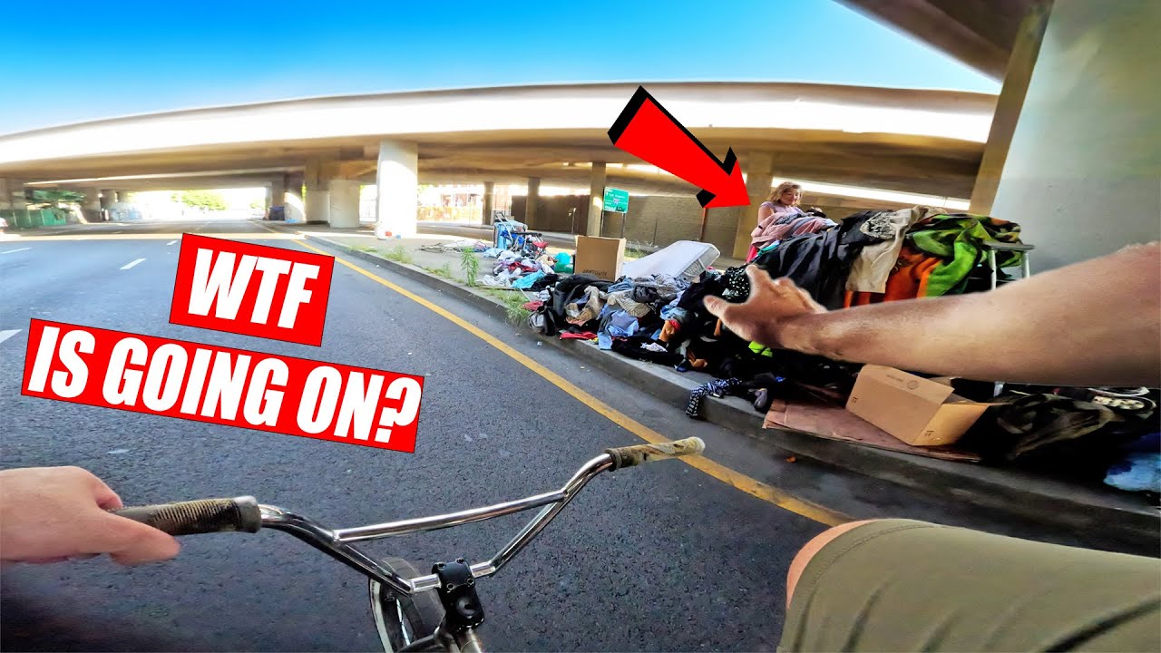 I WENT RIDING BMX AND SAW SOME WILD THINGS...