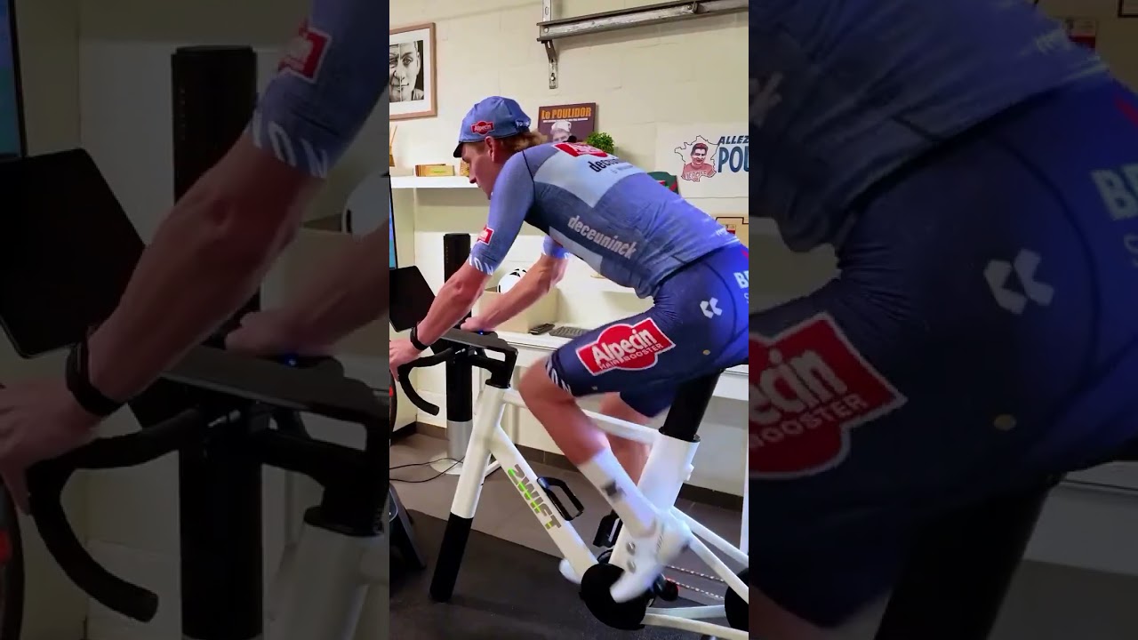 Mathieu van der Poel cruising on Watopian tarmac 👌