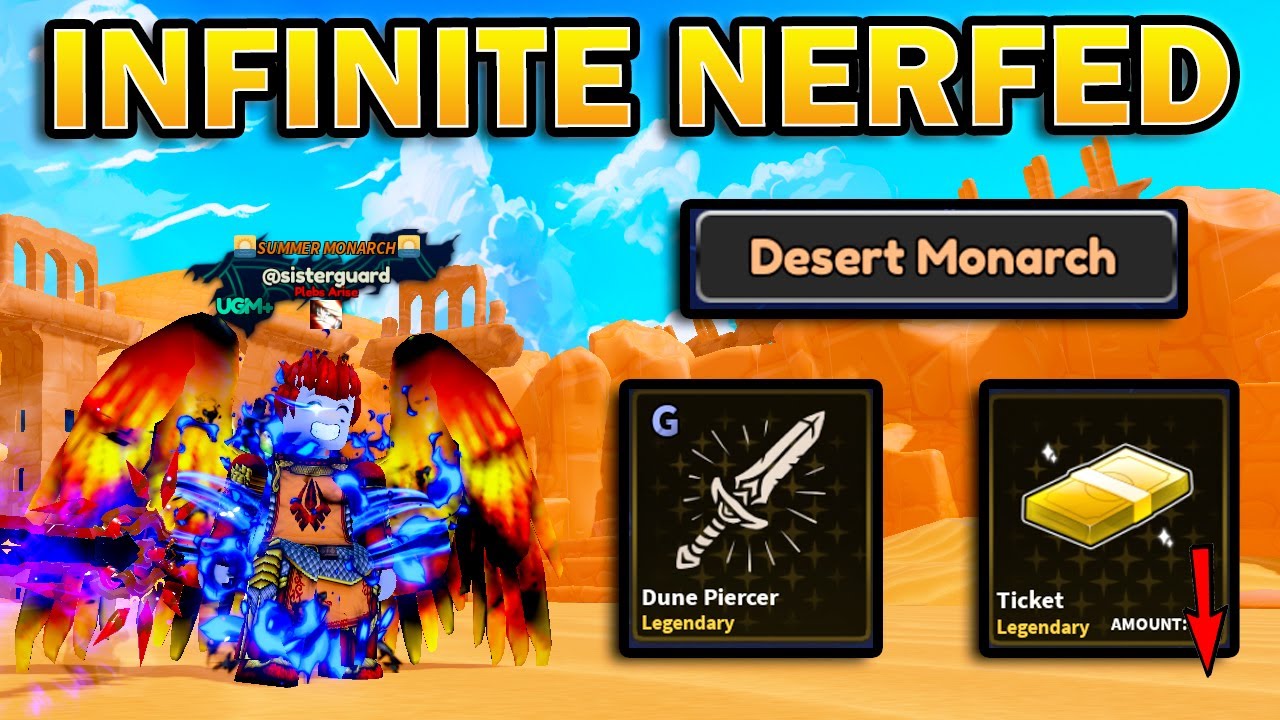 AC Infinite Desert Just Got CRAZY NERFED! All Titles, Relics, and Hourly Tickets Revealed