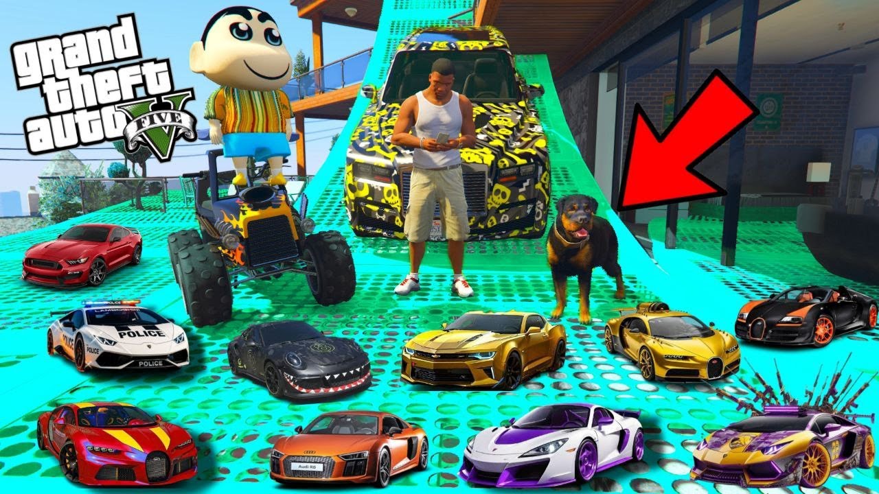 Franklin Gifting NEW RC TOY CARS To Shinchan in GTA 5