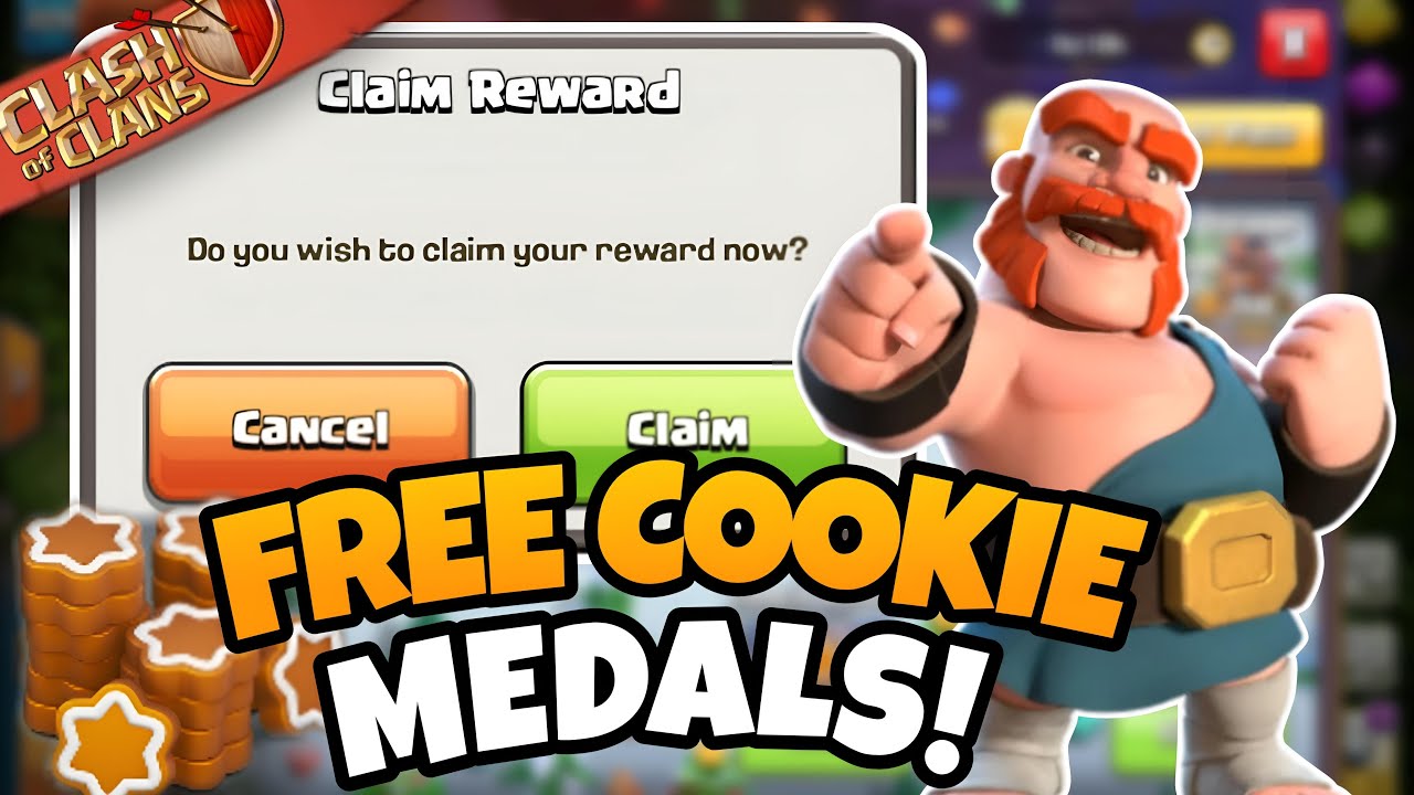 Claim FREE Cookie Medals & Sweet Elixirs from Clash of Clans