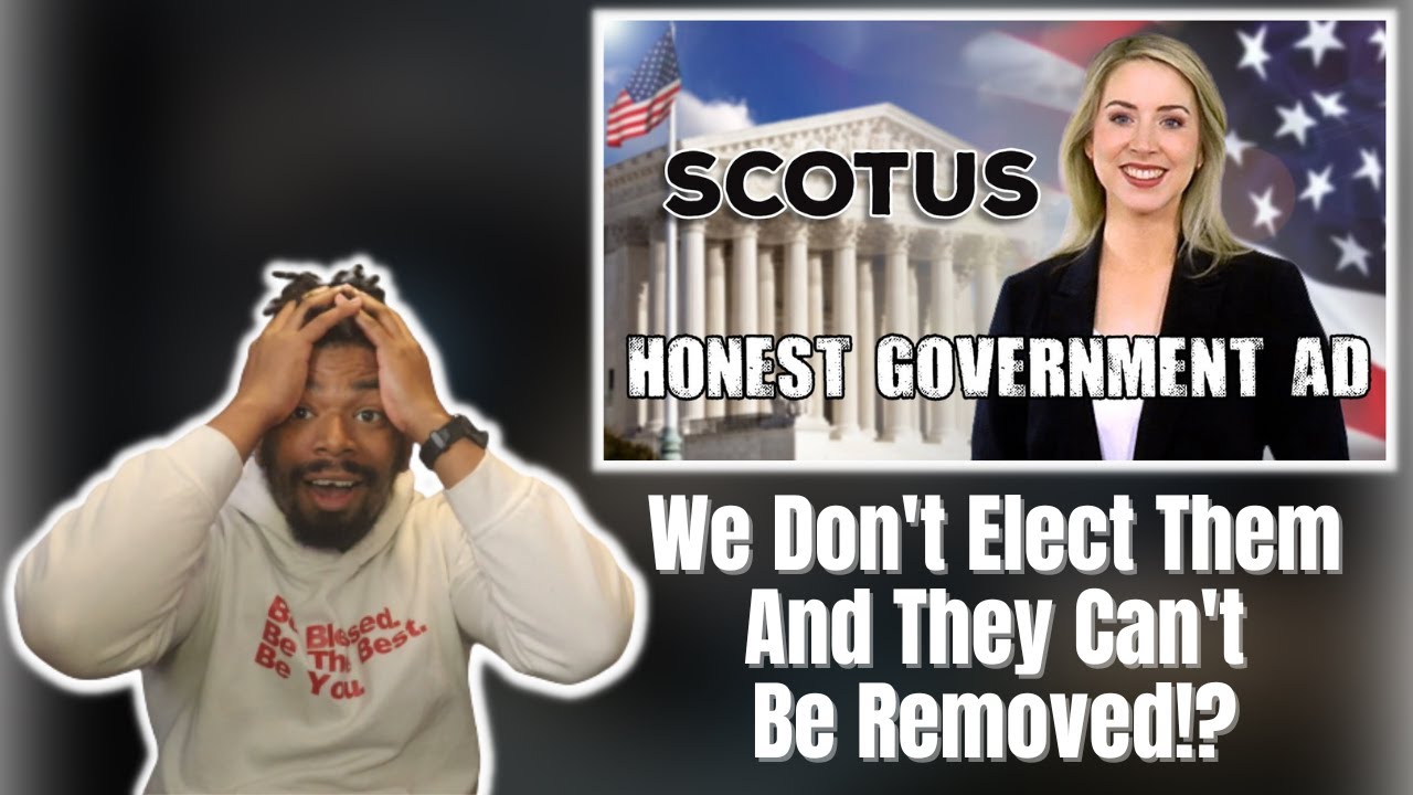AMERICAN REACTS TO Honest Government Ad | US Supreme Court