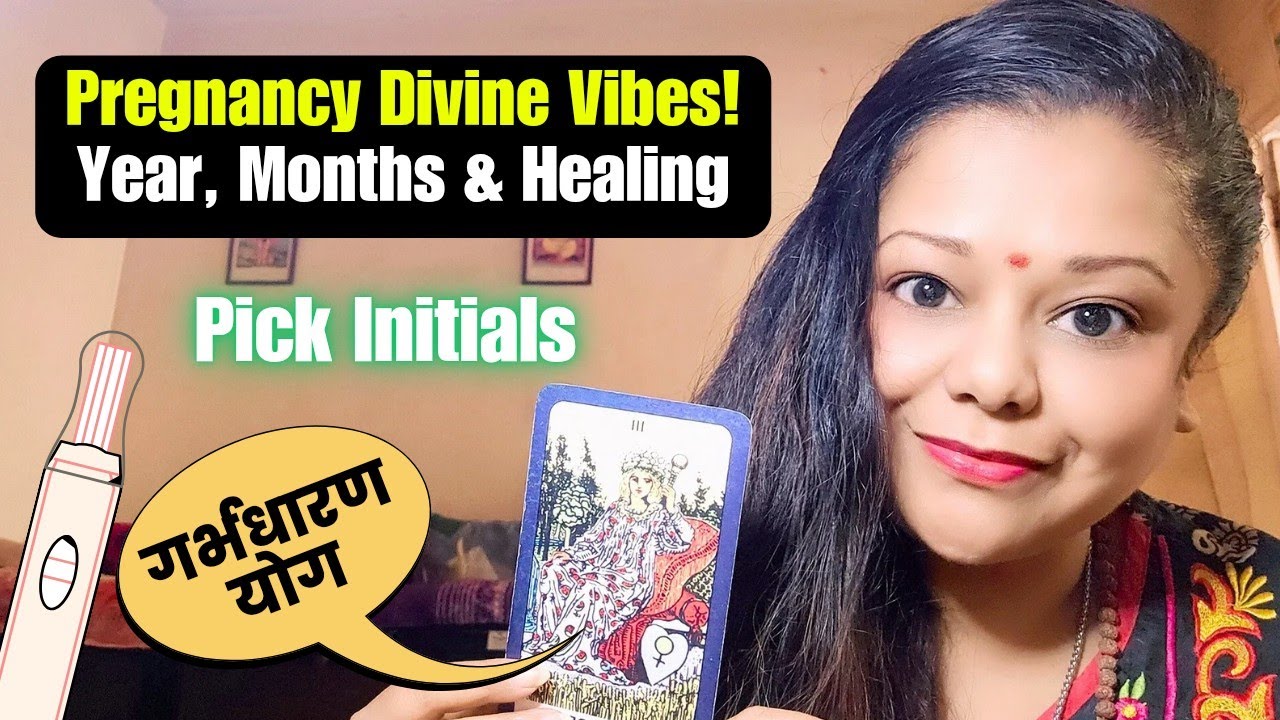 💯Your PREGNANCY Divine Vibes🤰⏰ Pick a Card (Initials) 🔮✨HINDI TAROT READING ✨In-Depth Timeless