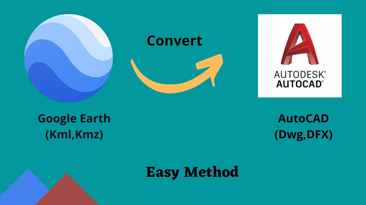 KML TO DWG, DFX CONVERT