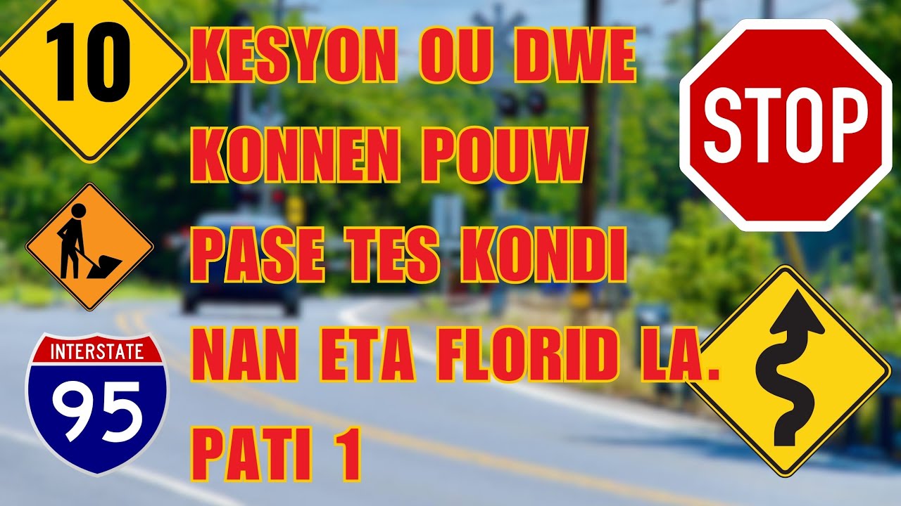 TOUT KESYON OU DWE KONNEN KAP EDEW PASE BYEN FASIL TÈS KONDI POU LISANS LAN