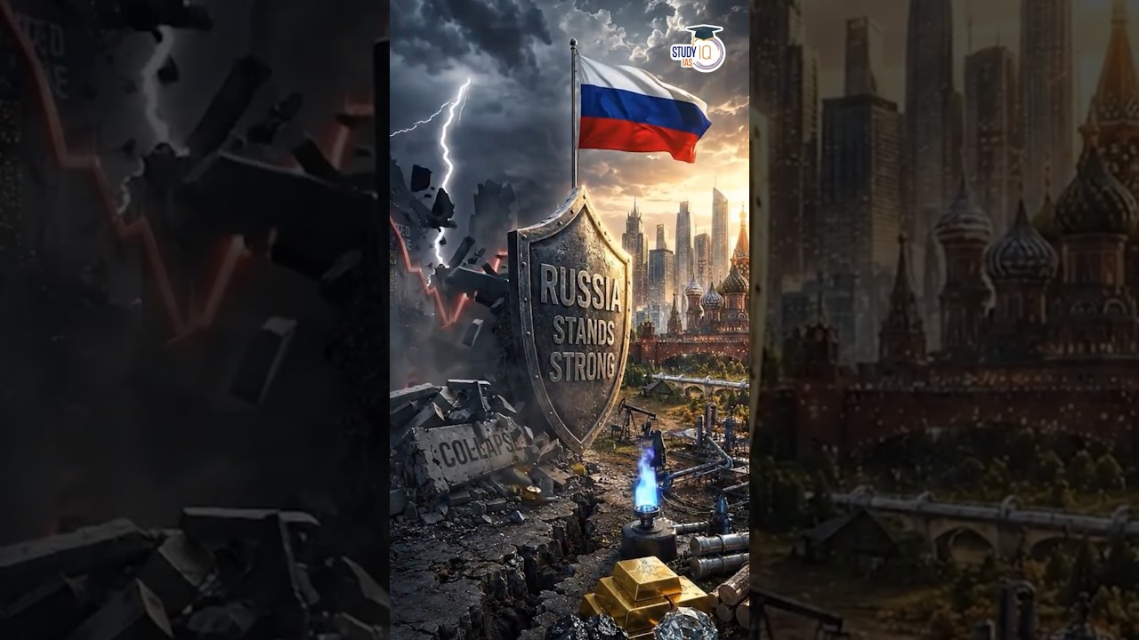 How Does the Russian Economy Survive After Wars & Sanctions? | By Ankit Agrawal #shorts