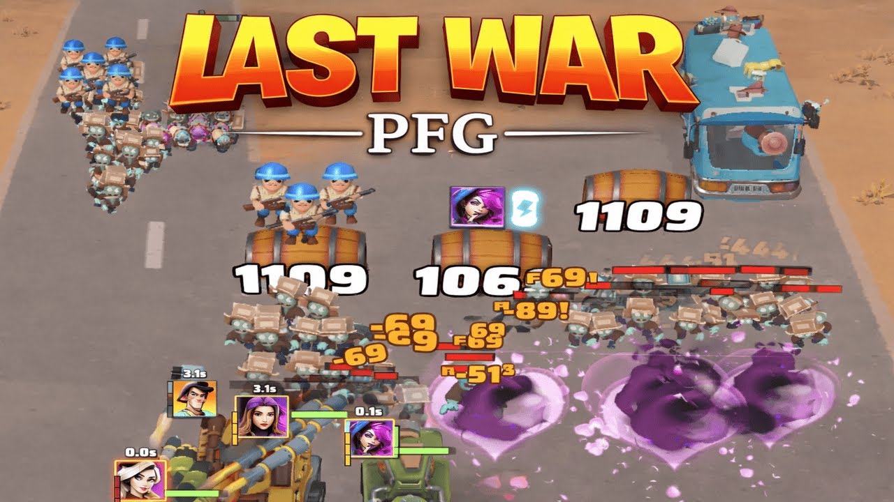 🔴Live | 💀LAST WAR ⚔️ Ultimate Battle | Crazy Damage | PFG